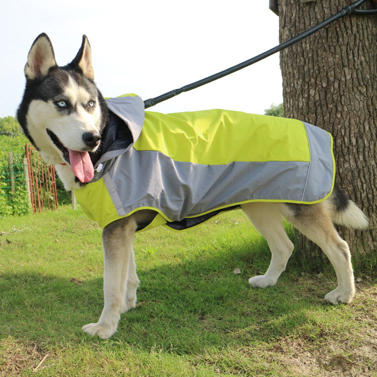 カジュアル屋外犬レインコート防水ユニバーサルペット服大型犬ゴールデンレトリバーアマゾン服|undefined