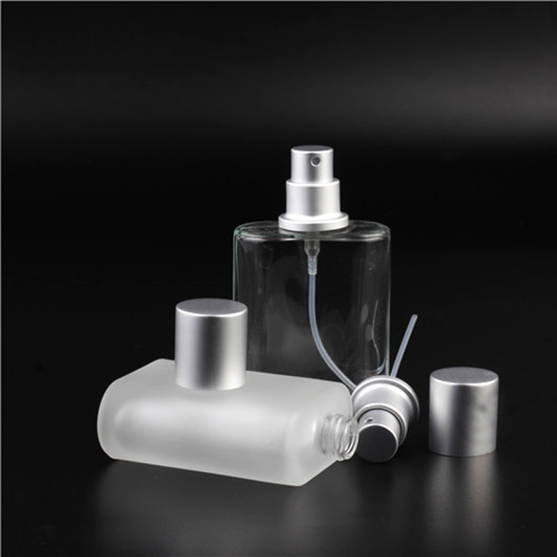 30ml perfume frosted spray bottle glass 30CC press sub-bottle 30ml travel portable fine mist empty bottle