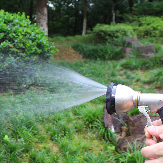 Factory Direct watering gardening watering water gun alloy garden nozzle shower household high-pressure car wash water gun spray gun