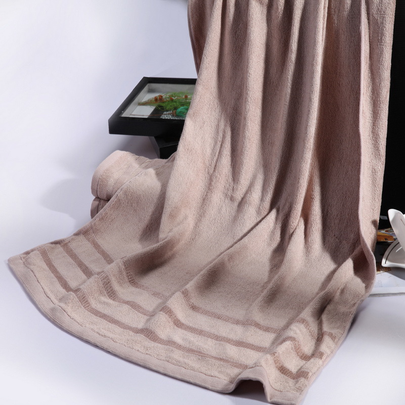 Bamboo fiber bath towel bamboo charcoal bamboo cotton new product promotion plain absorbent cotton a gift welfare