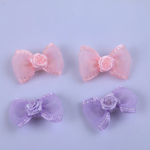 Pet supplies pet jewelry snow yarn bow rubber band head flower pet supplies head flower jewelry manufacturers sales