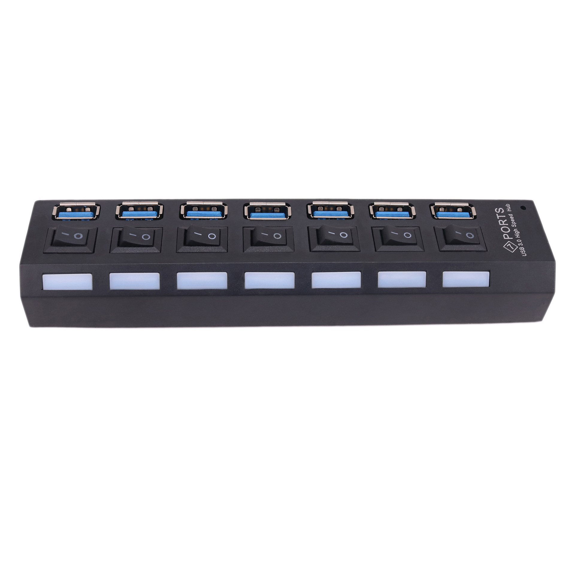 usb splitter 7-Port usb3.0hub desktop expansion Hub 3.0hub one-to-seven expansion dock