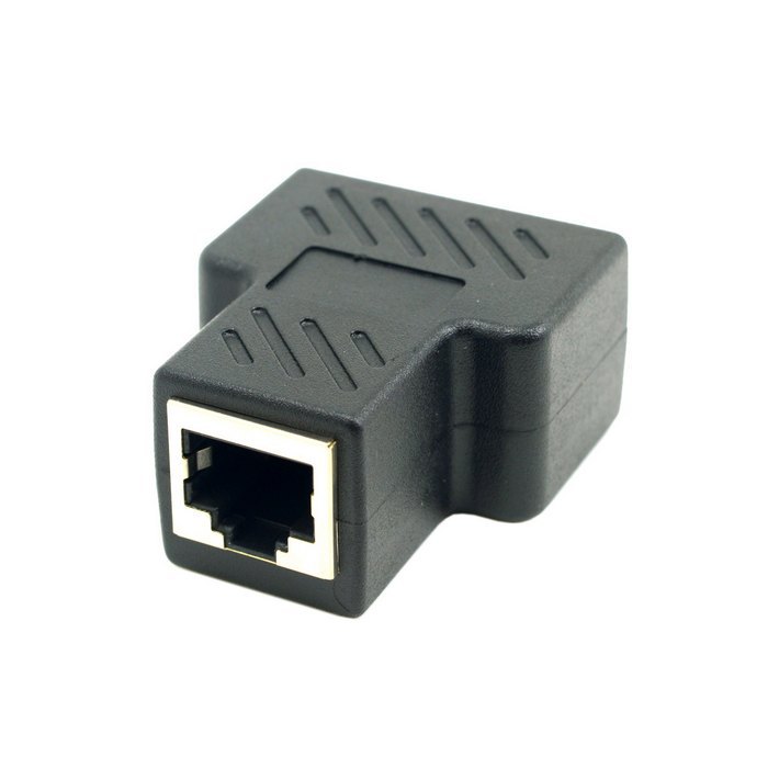 Shielded CAT6 RJ45 network three-way head network cable extension one-two adapter tap wholesale