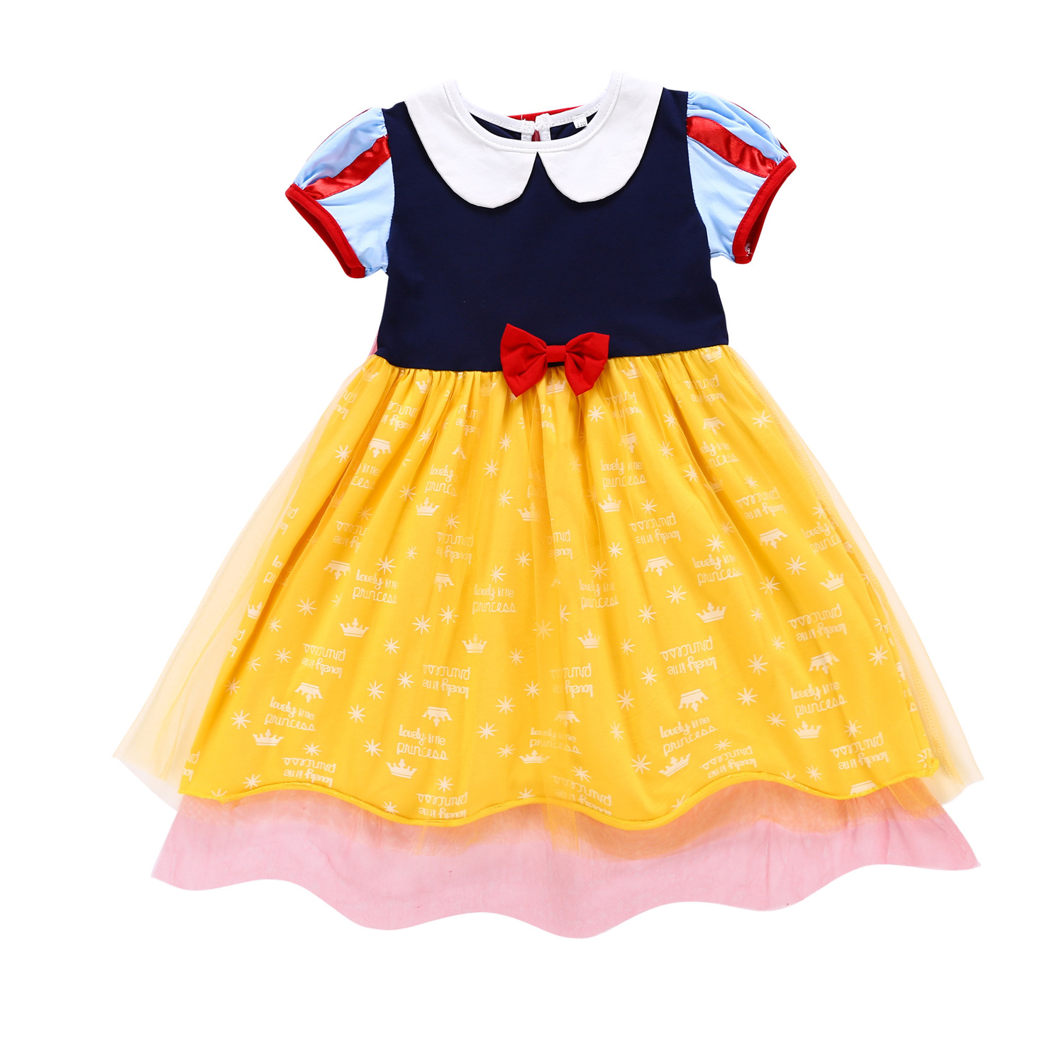 2021 Foreign Trade Halloween Snow White Dress Children's Summer Dress Children's Baby Dress