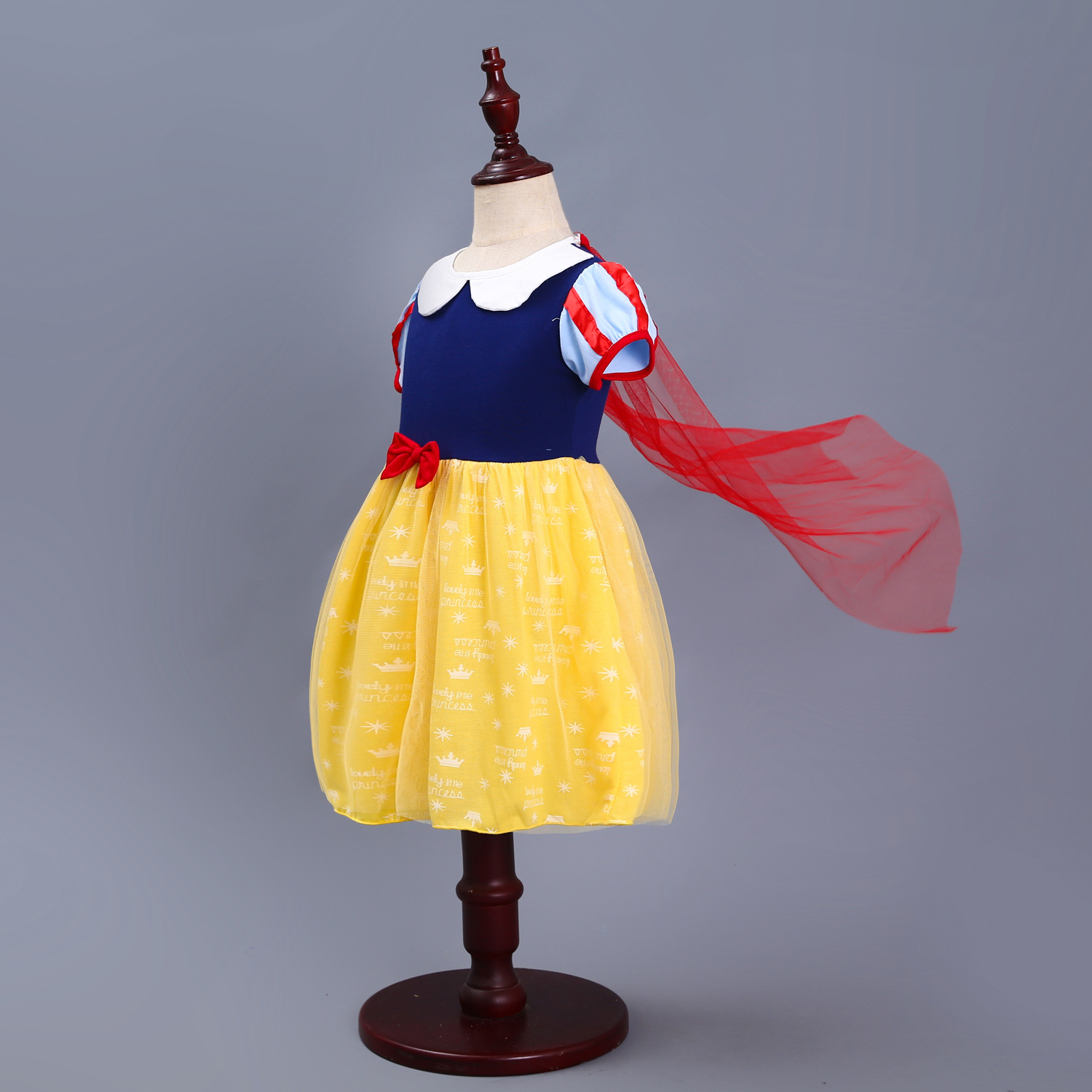 2021 Foreign Trade Halloween Snow White Dress Children's Summer Dress Children's Baby Dress