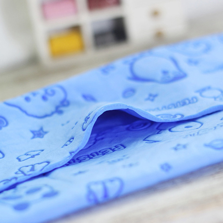 Pet Bath Towel Imitation Deerskin Towel Large Pattern Bath Towel Bath Gloves Bath Brush Pet Absorbent Towel
