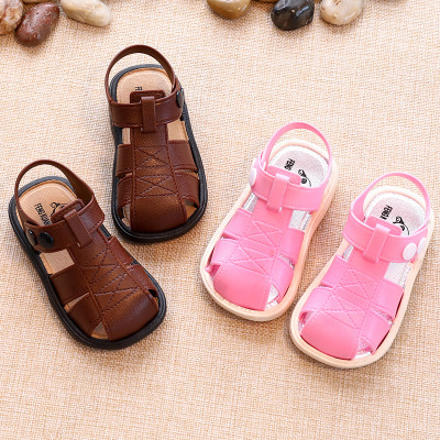 夏男童鞋1-4岁宝宝凉鞋儿童防滑凉鞋婴幼儿学步鞋小童沙滩鞋批发