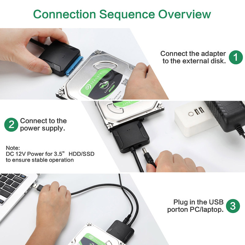 Cross-border usb to SATA data cable 2.5/3.5 inch usb3.0 easy drive cable sata hard drive adapter cable