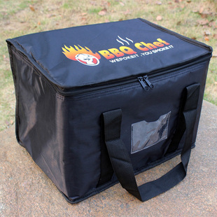 Large Size Thickened Aluminum Foil Heat Preservation Bag Large Capacity Oxford Cloth Portable Fresh Refrigerator Box Meal Delivery Bag