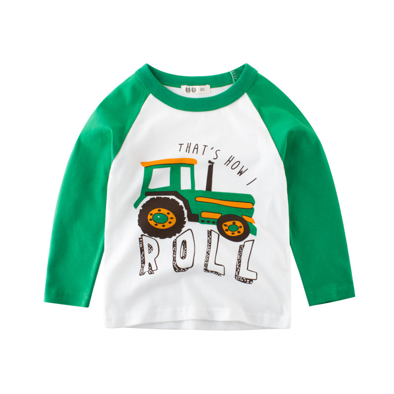 Autumn new 2023 boys long sleeve T-shirt wholesale children's clothing baby clothes Korean children's clothing a generation of hair