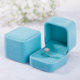 Flannel ring box jewelry box badge box pink Gray jewelry box jewelry ring box wholesale