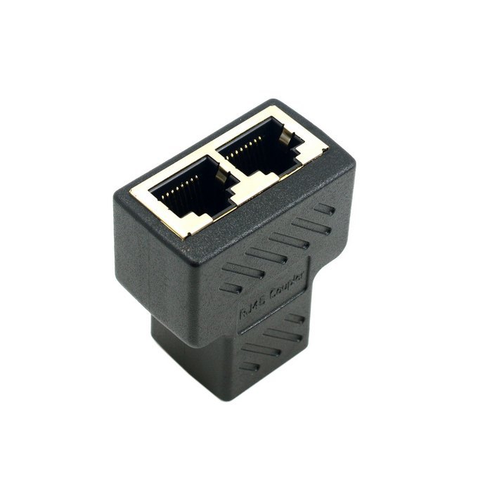 Shielded CAT6 RJ45 network three-way head network cable extension one-two adapter tap wholesale