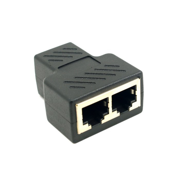 Shielded CAT6 RJ45 network three-way head network cable extension one-two adapter tap wholesale