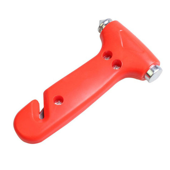 Car multi-function safety hammer two-in-one car metal solid window breaker mini gift emergency escape hammer