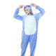 Source worker Blue Boy Blue Boy Blue Rose stitch cartoon animal one-piece pajamas flannel