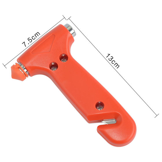 Car multi-function safety hammer two-in-one car metal solid window breaker mini gift emergency escape hammer