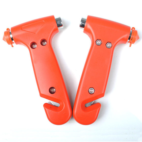 Car multi-function safety hammer two-in-one car metal solid window breaker mini gift emergency escape hammer