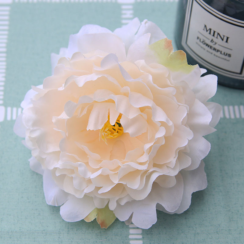 QT1-1 diameter 13cm10 color simulation happy peony fireworks hot flower head high-end wedding flower wall decoration