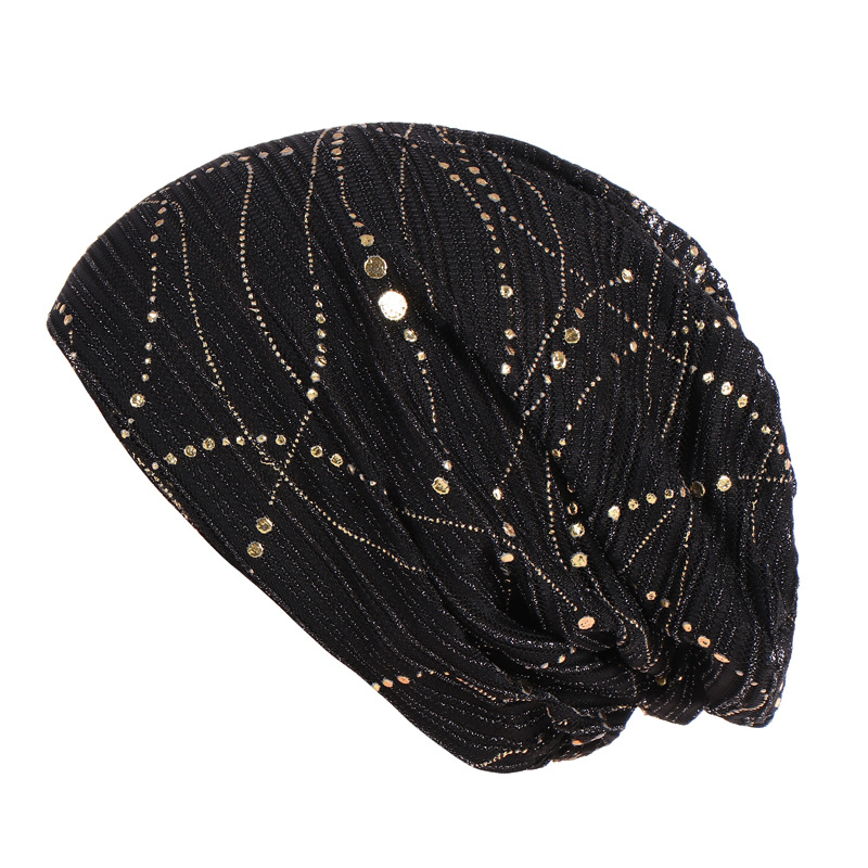 European and American thin lace breathable Baotou hat women's spring and autumn cotton colorful glue casual Baotou hat factory