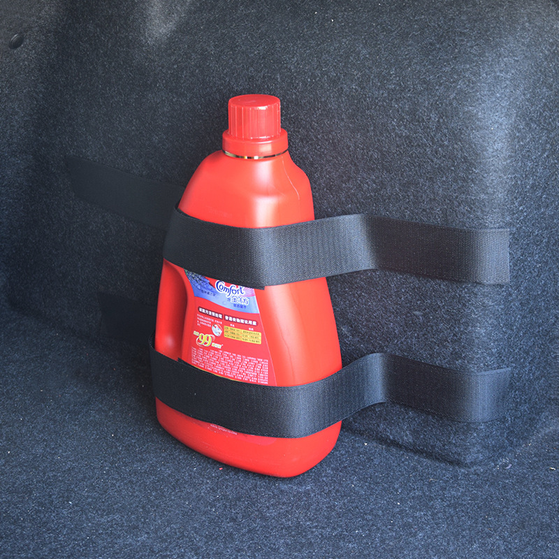 Car fire extinguisher fixing belt hanger car fixing bracket trunk binding device car universal binding belt