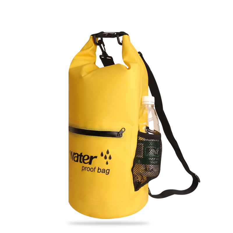 Wholesale drifting bag waterproof bucket swimming waterproof bag PVC mesh cloth waterproof bag beach waterproof bucket bag