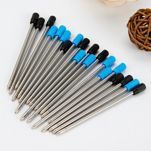 Wholesale ballpoint pen core bullet 1.0mm student office stationery core black blue crystal diamond refills