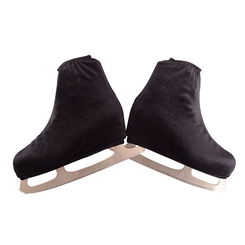 24 Color Professional Figure Skating Shoe Cover Korean Velvet Stretch Roller Skating Shoe Cover for Boys and Girls Export Colon 01
