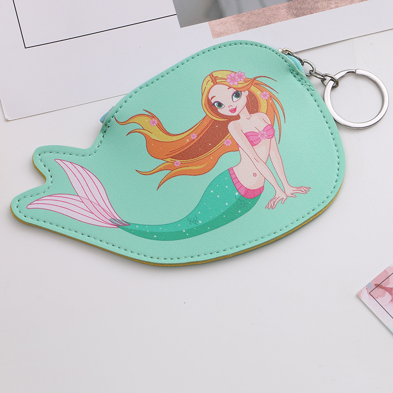 Factory direct new PU leather small wallet cartoon children's coin purse creative key bag coin bag mini wallet