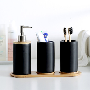 Ceramic Cup Cup Dental Tank Bathroom Toilet Gargle Cup Hotel Homestay Gargle Set Couple Brushing Cups