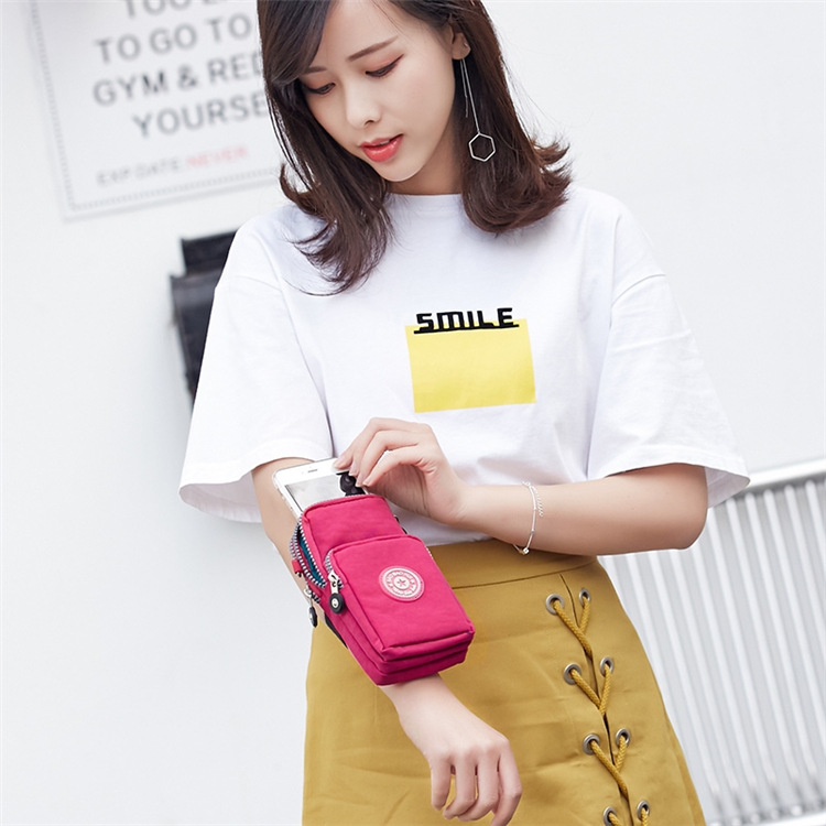 Cross-border 2023 Korean Mobile Phone Bag Women's Mobile Phone Bag Packaging Zipper Small Bag Summer Shoulder Bag Bag Women's Crossbody Bag