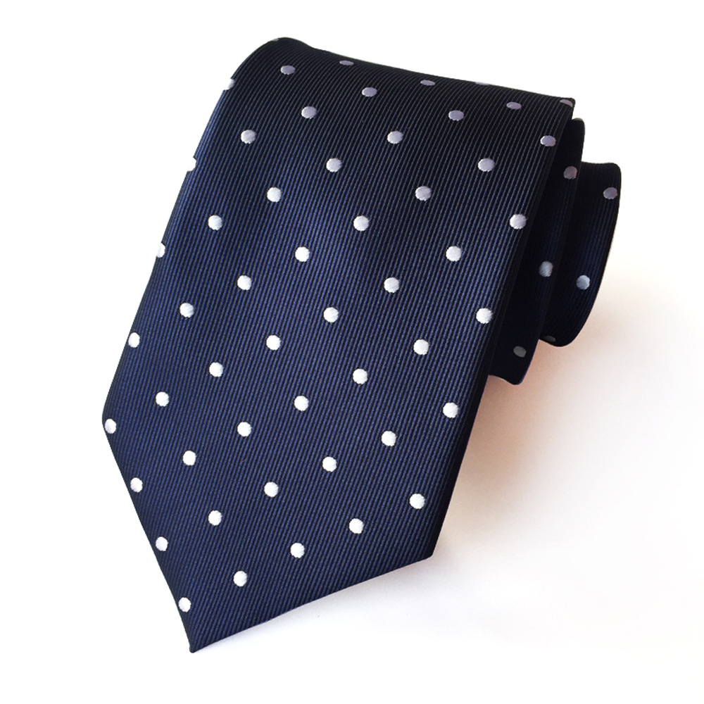 Manufacturers wholesale tie polyester jacquard tie men's casual formal professional business tie spot supply