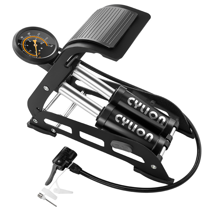 Race collar pedal pump high pressure Mini Portable bicycle electric car motorcycle household pedal air pump