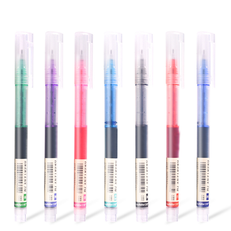 Snow T16 quick-drying direct liquid ball pen color student special set of direct liquid gel pen signature pen