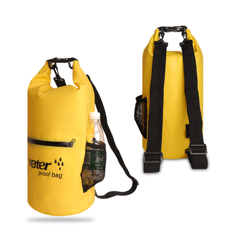 Wholesale drifting bag waterproof bucket swimming waterproof bag PVC mesh cloth waterproof bag beach waterproof bucket bag