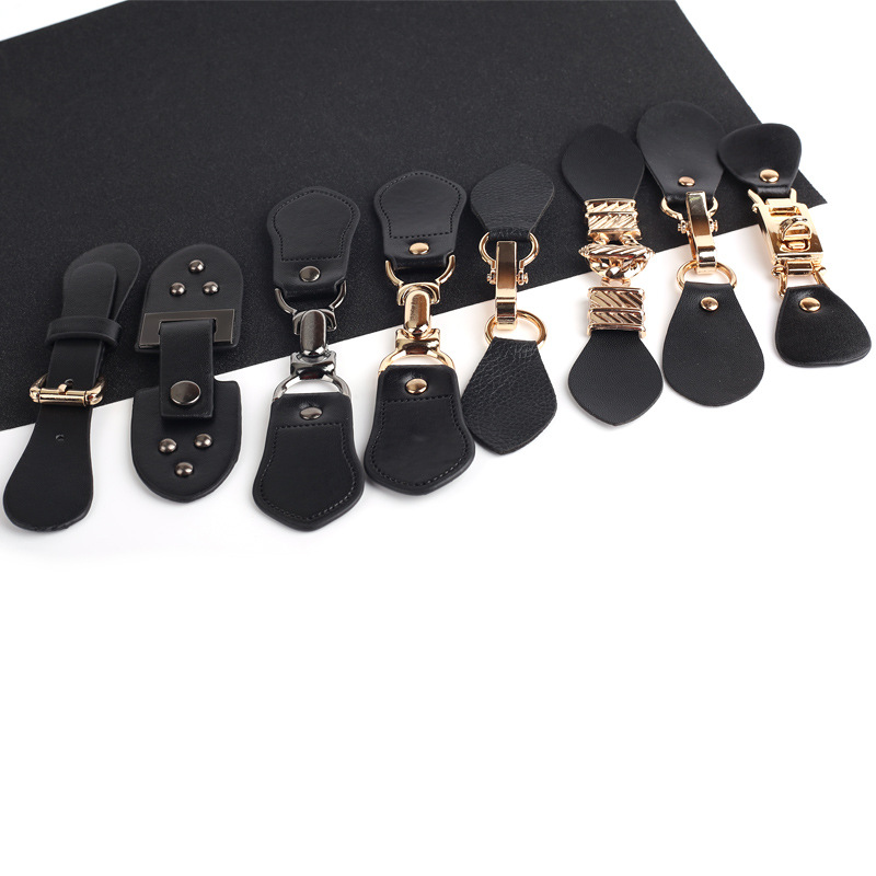 Metal Leather Buckle Coat Waist Buckle Coat Sweater Fur Bib Buckle Skirt Hook Buckle