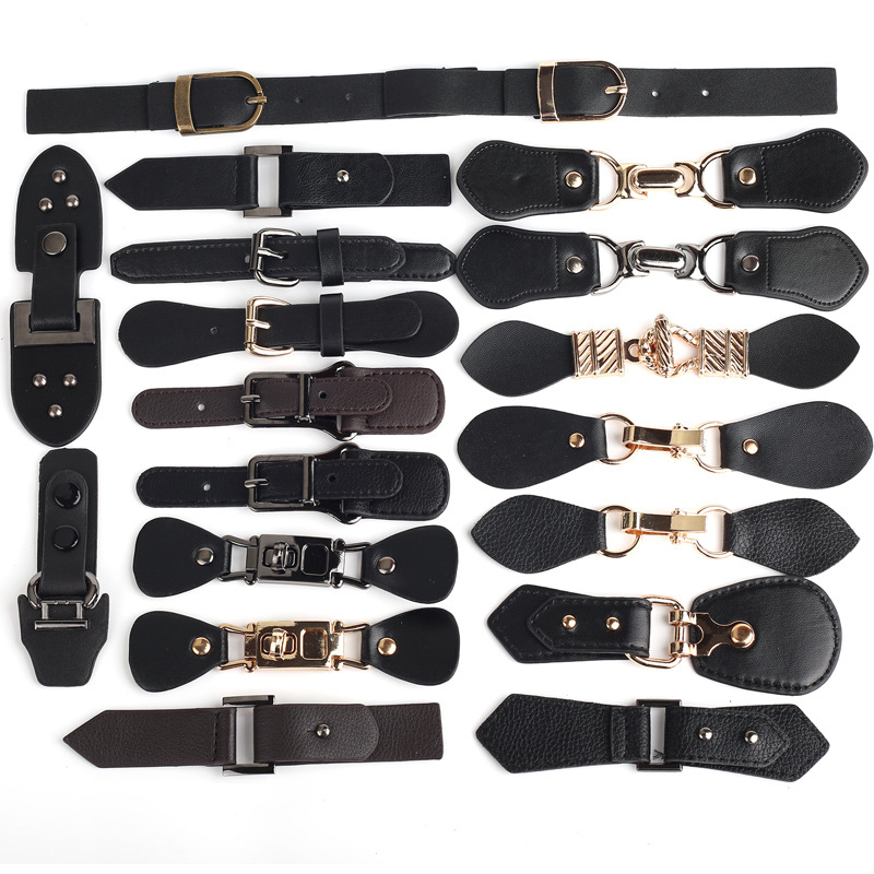 Metal Leather Buckle Coat Waist Buckle Coat Sweater Fur Bib Buckle Skirt Hook Buckle