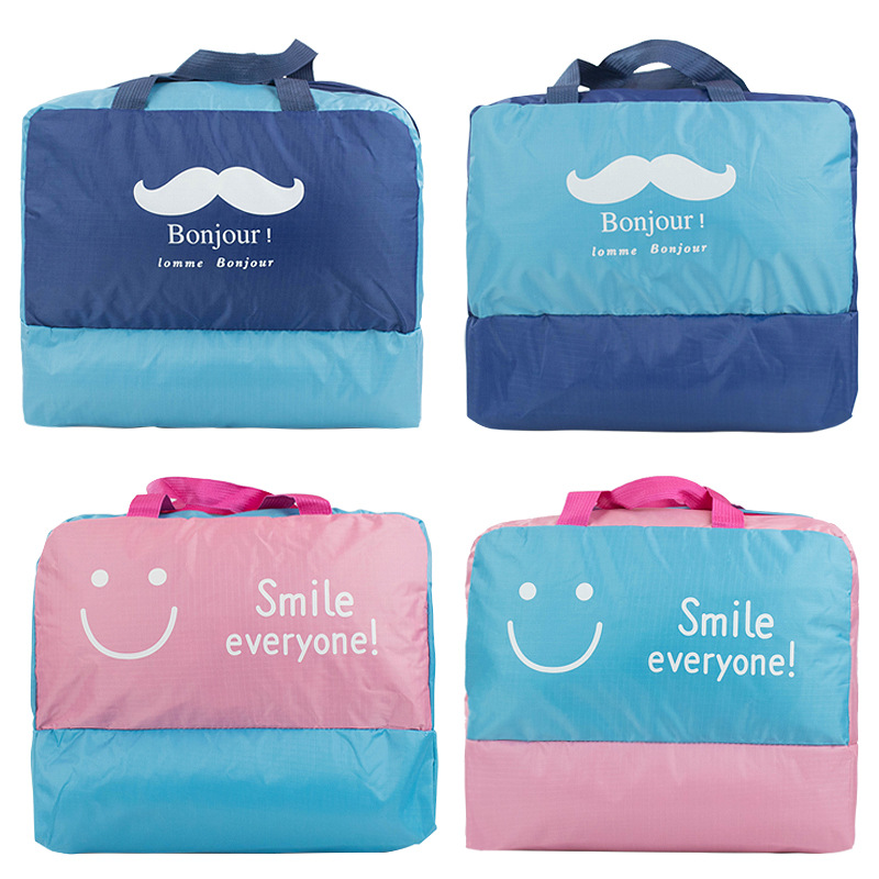Korean Beach Swimming Dry and Wet Separation Men and Women Waterproof Storage Large Capacity Bath Wash Storage Bag