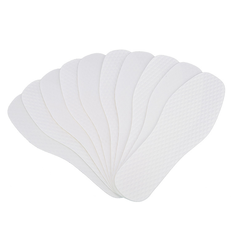 Yingtu Disposable Wood Pulp Insoles Hygienic, Convenient, Sweat Absorbing, Breathable, Cuttable, Anti-Odor Bare Foot Wear Insoles for Men and Women