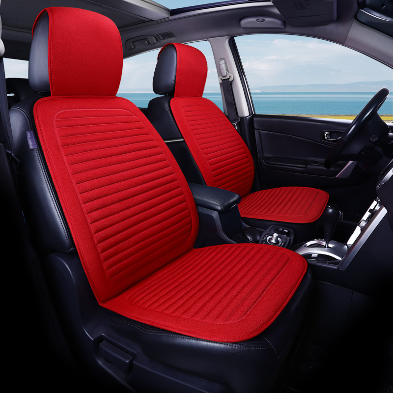 2018 New car supplies leaflet single piece linen car mat Four Seasons GM seat cushion manufacturers wholesale