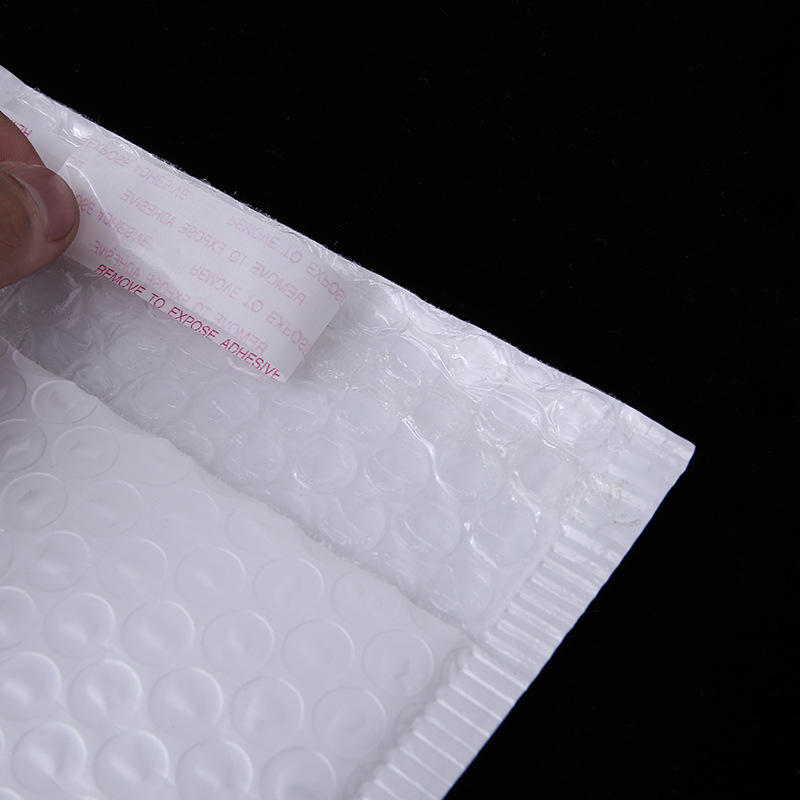 Composite Pearlescent Film Bubble Bag Clothing Express Bag White Bubble Bag Shockproof Bubble Envelope Bag Waterproof Packaging Bag