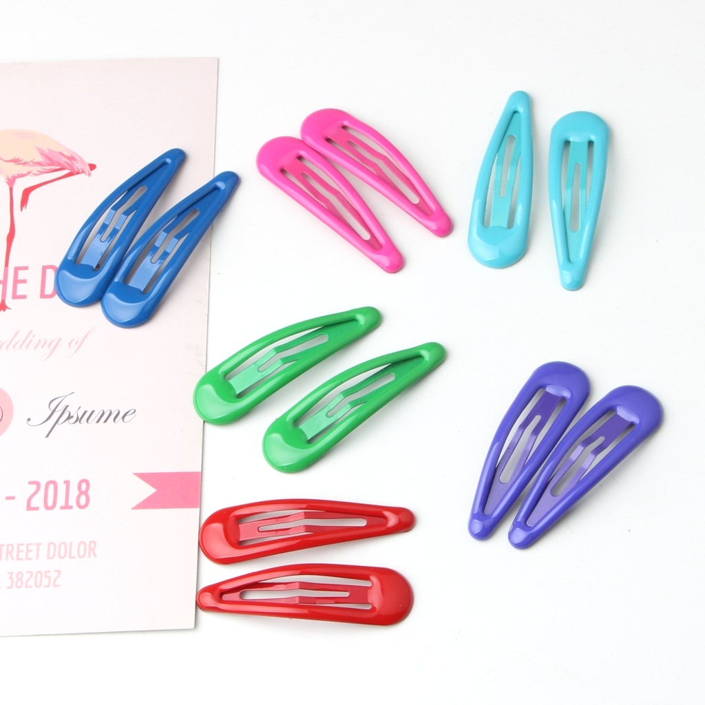ins Wind Hyun-a Cyber Red Hair Clip Women's Color Oil Dropping BB Clip Candy Color Children's Hair Clip Bangs Side Clip Headdress
