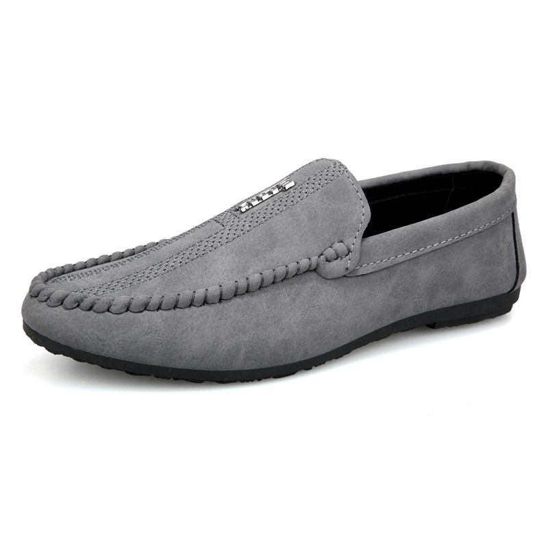 2023 New Men's Shoes Spring Doudou Shoes Men's Casual Shoes Korean-style Low-top Lazy Shoes Doudou Trendy Shoes