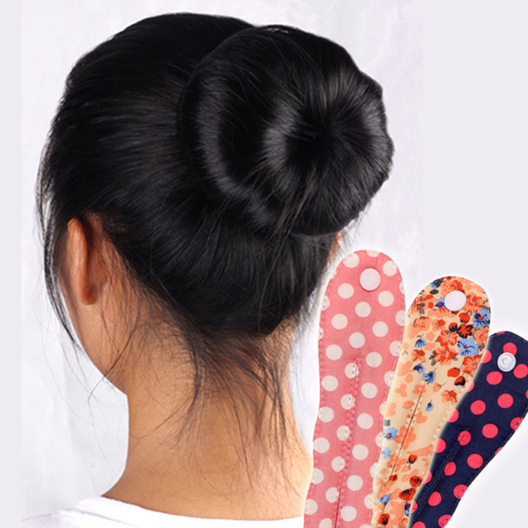 Creative button fabric hair curler ball head hair curler donut hair curler hair curler hair accessories