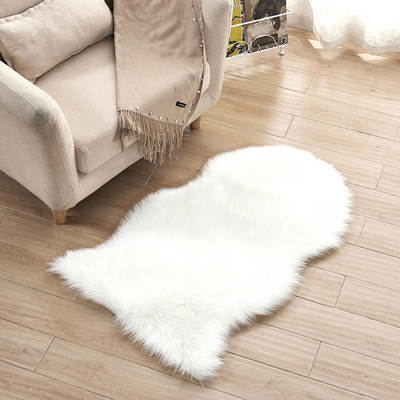 Cross-border direct supply thickened Australian wool-like carpet sheepskin decorative floor mat plush living room cushion source manufacturer