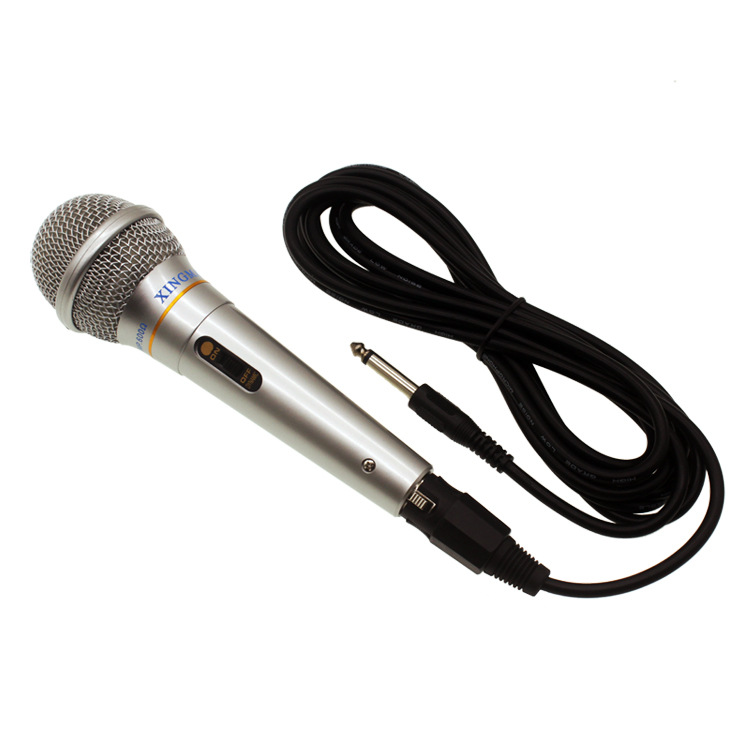 Factory wholesale star horse AK-319 wired microphone audio microphone karaoke dynamic coil microphone luggage case