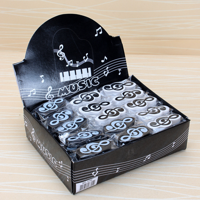 Music Piano eraser note high note triangle piano modeling keyboard pattern Plasticine student eraser