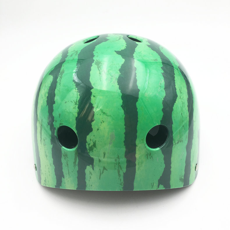 Factory wholesale watermelon helmet children's riding roller skating safety helmet sports riding head protective protective gear customization