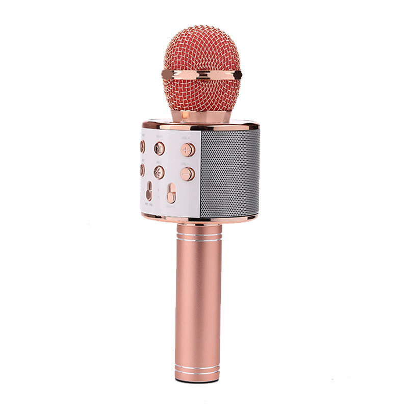 Spot WS858 mobile phone karaoke microphone karaoke treasure wireless microphone handheld ktv live bluetooth wireless microphone