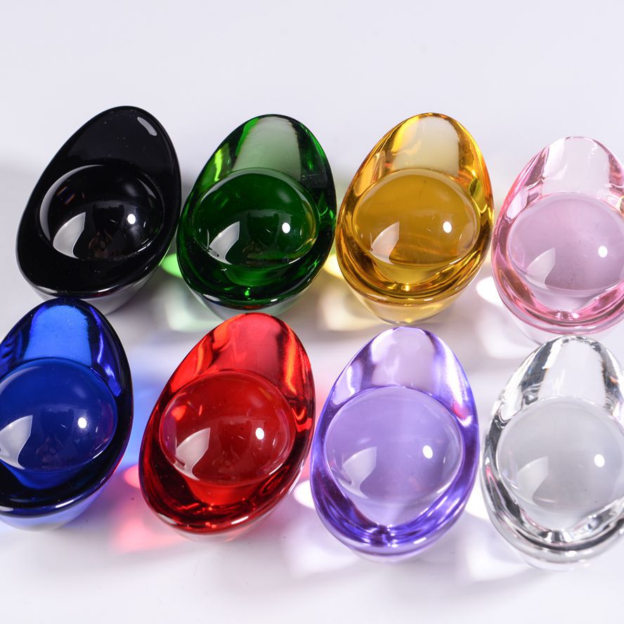 Colorful Crystal Ingot Colorful Glaze Ingot Handicraft Size Gold Ingot Ornaments Decorations Colorful Small Ingot