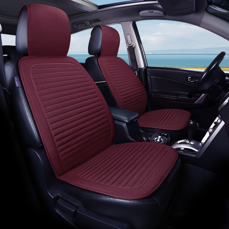 2018 New car supplies leaflet single piece linen car mat Four Seasons GM seat cushion manufacturers wholesale
